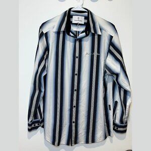 NWT Anitya Fantôme  Button Down Shirt Men’s Y2k 2000s Skull Logo Size L $287
